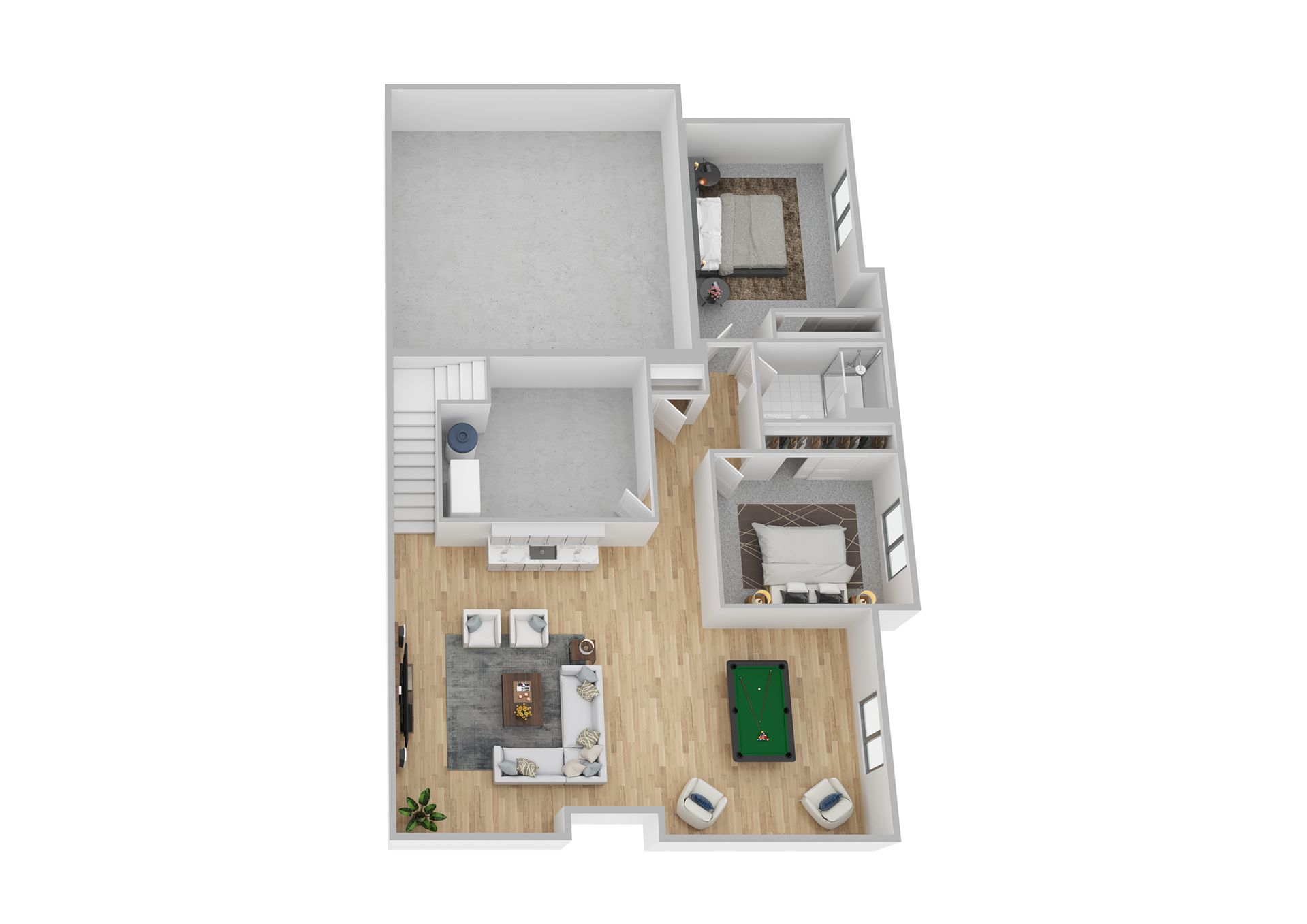 Included Finished Basement