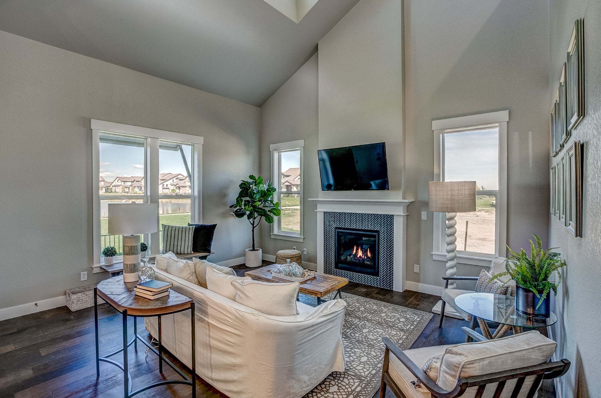 Living Room - Not Actual Home - Finishes May Vary