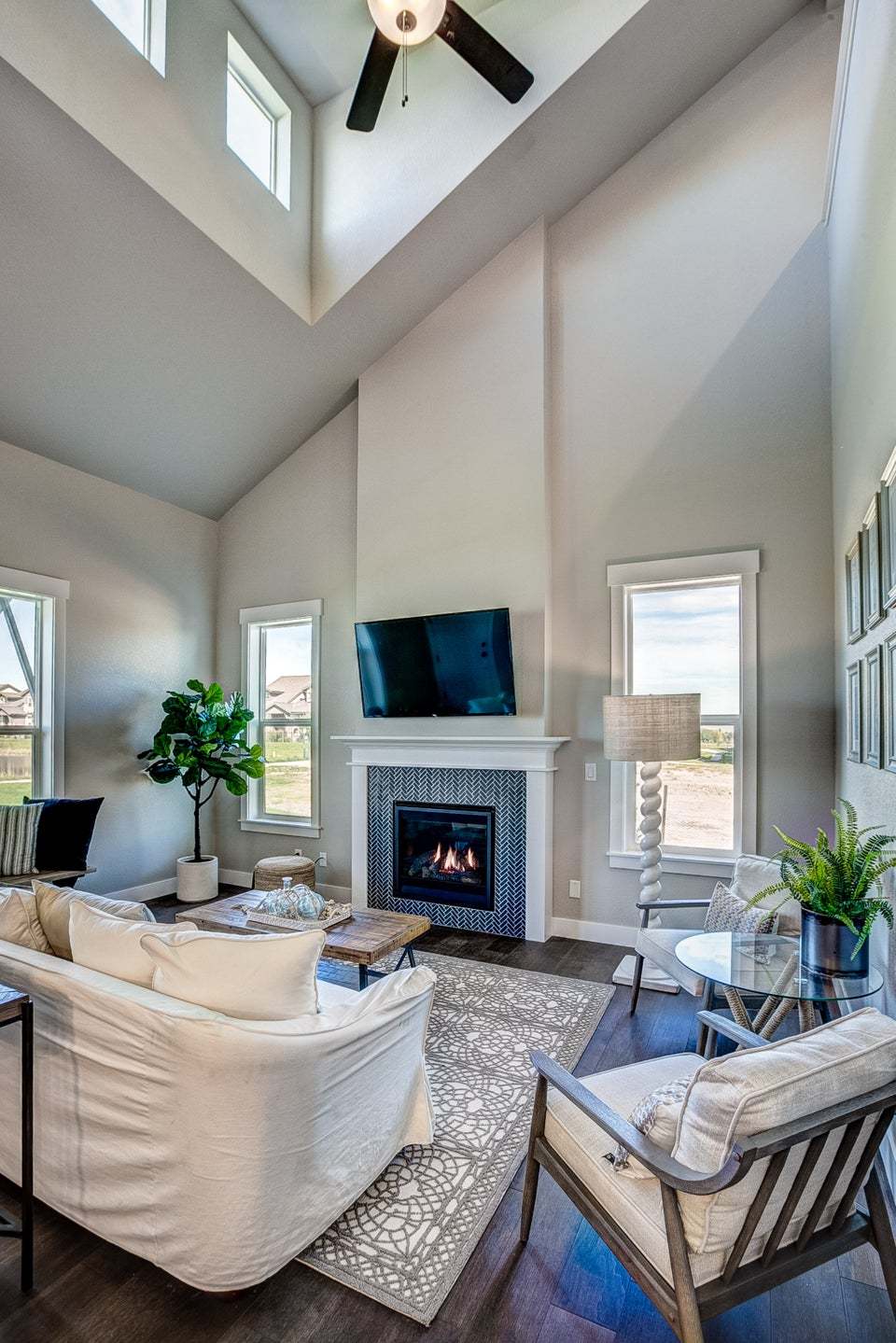 Living Room - Not Actual Home - Finishes May Vary