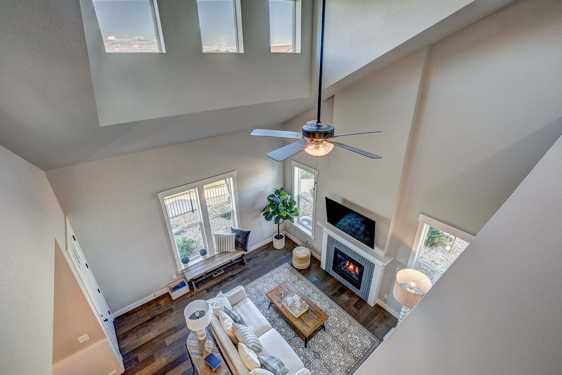 View from Upper Level - Not Actual Home - Finishes May Vary