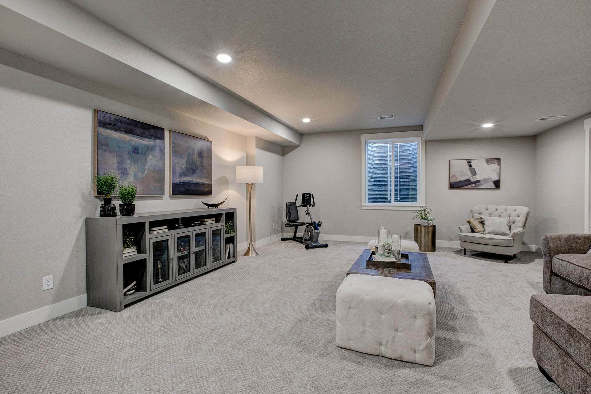 Finished Basement - Not Actual Home - Finishes May Vary
