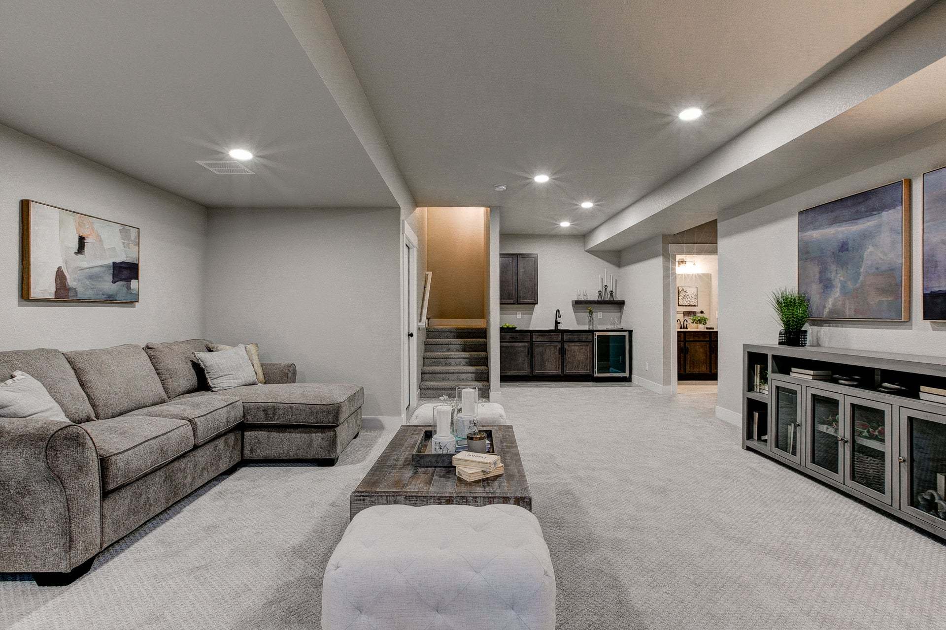 Finished Basement - Not Actual Home - Finishes May Vary