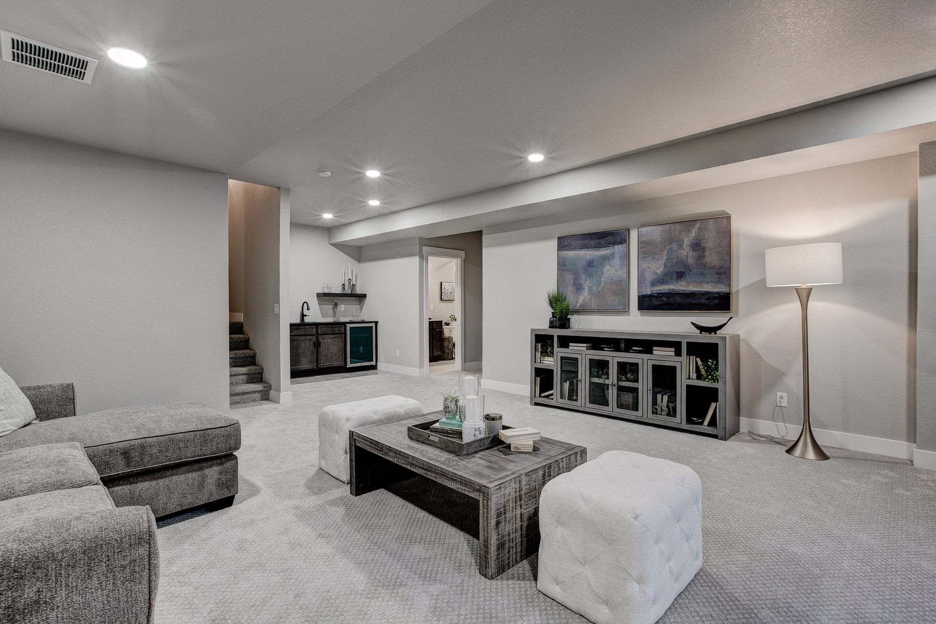 Finished Basement - Not Actual Home - Finishes May Vary