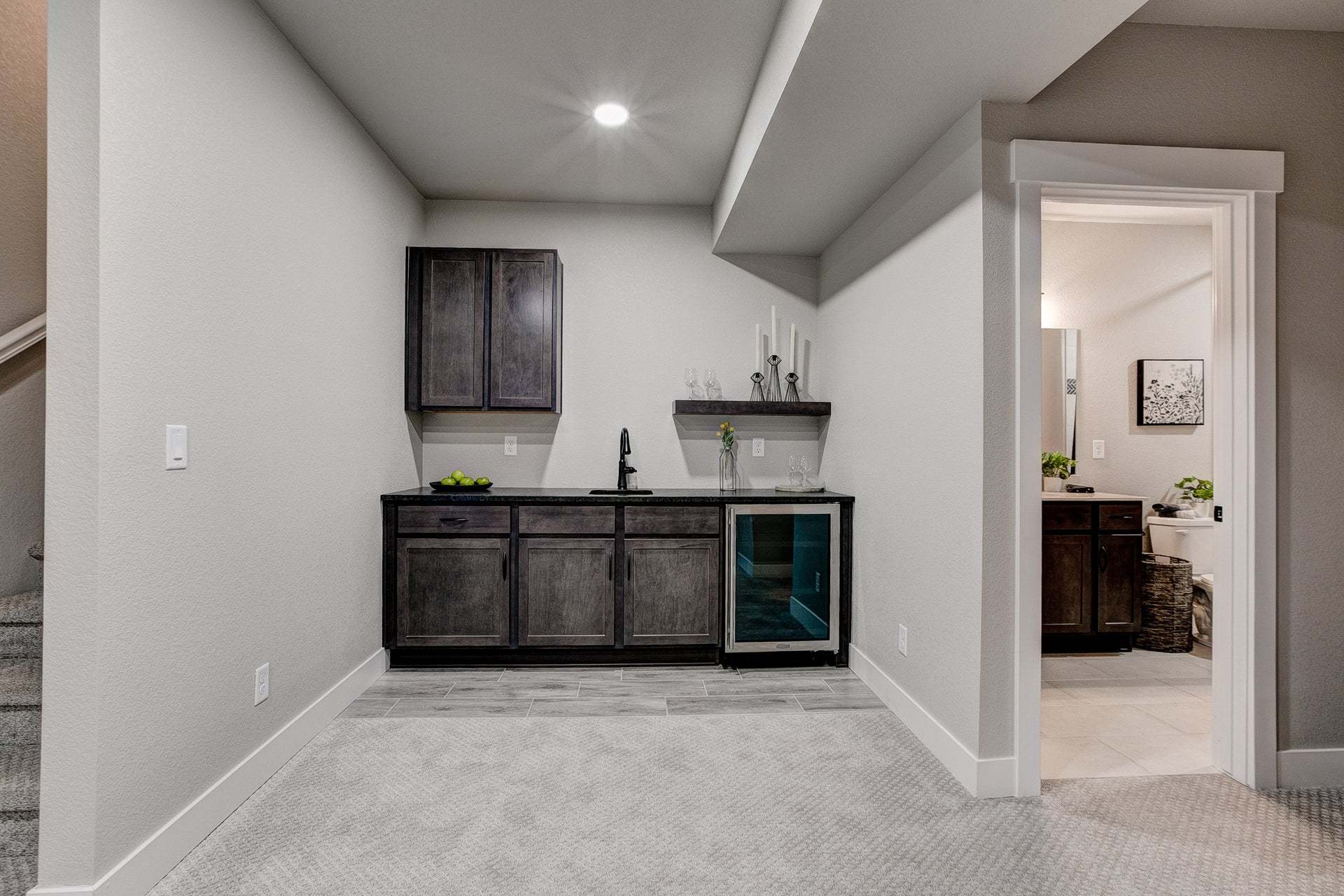 Finished Basement - Not Actual Home - Finishes May Vary