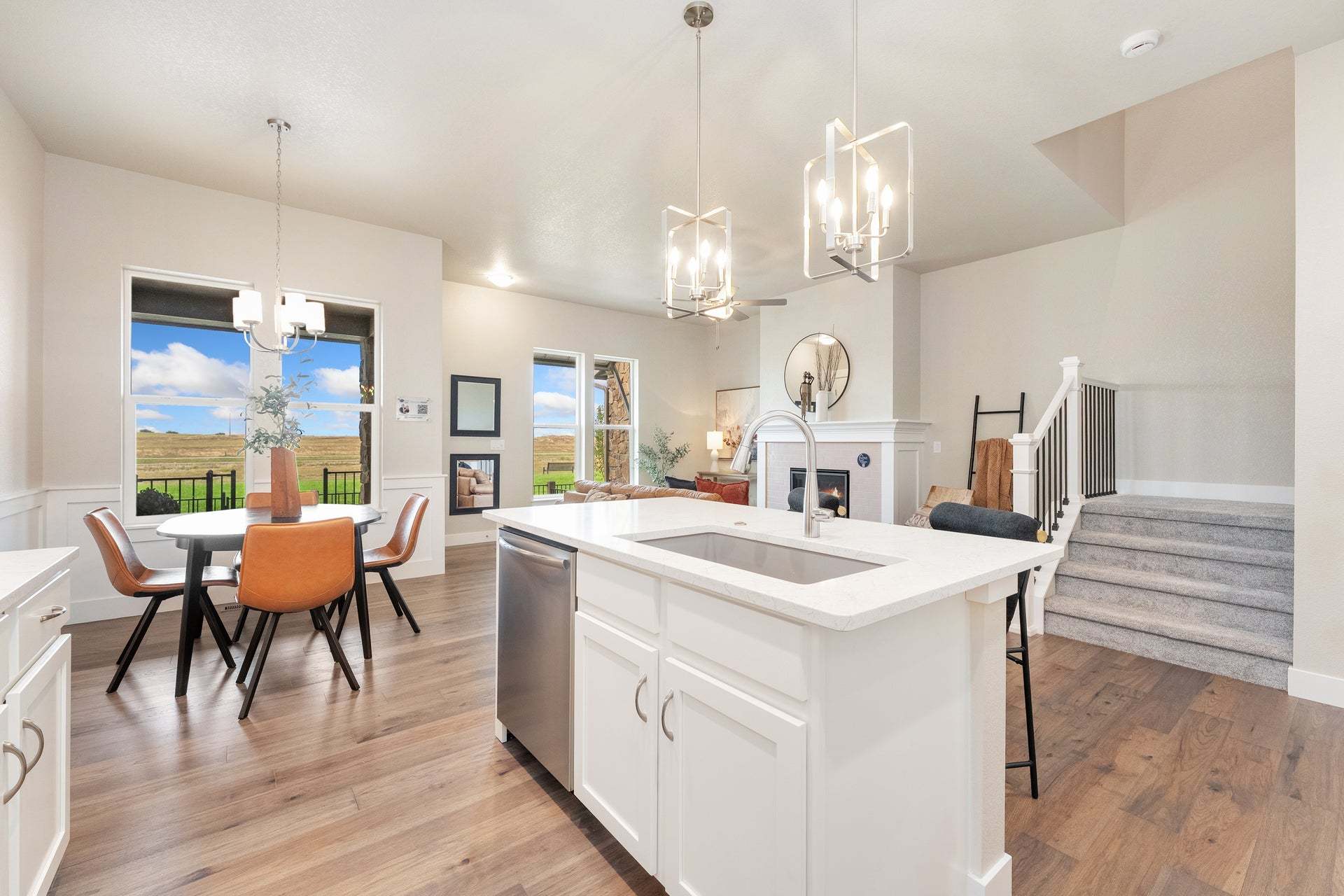 View from Kitchen - Not Actual Home - Finishes May Vary