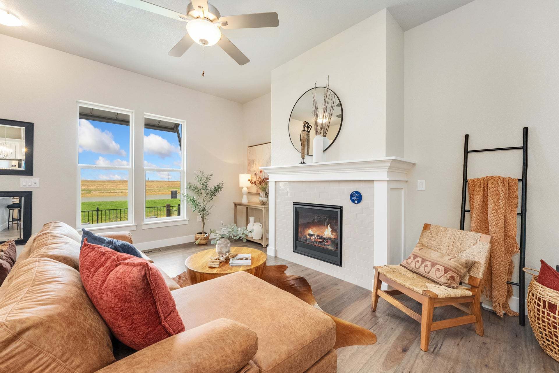 Living Room - Not Actual Home - Finishes May Vary
