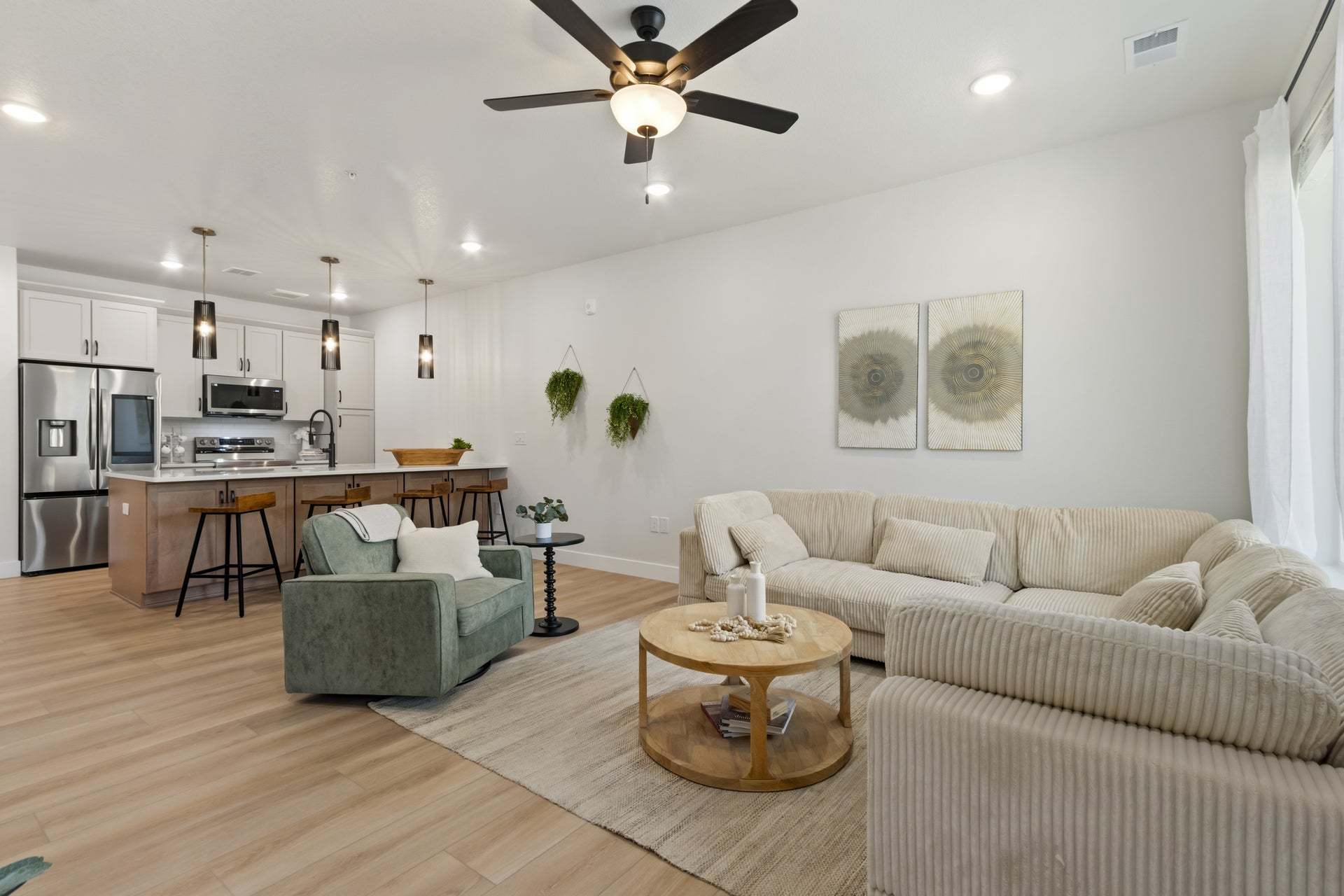 Living Room - Not Actual Home - Finishes May Vary