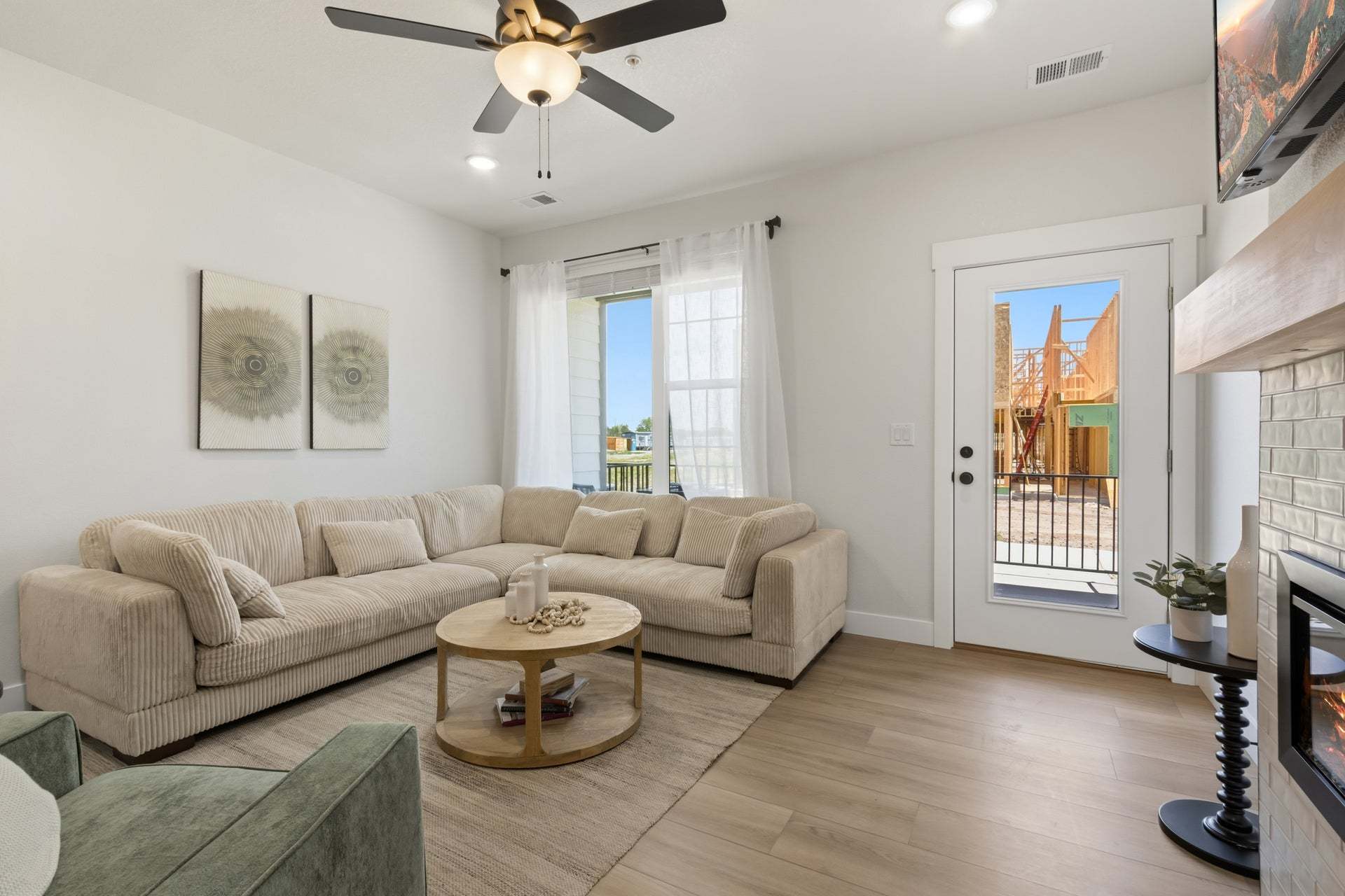 Living Room - Not Actual Home - Finishes May Vary