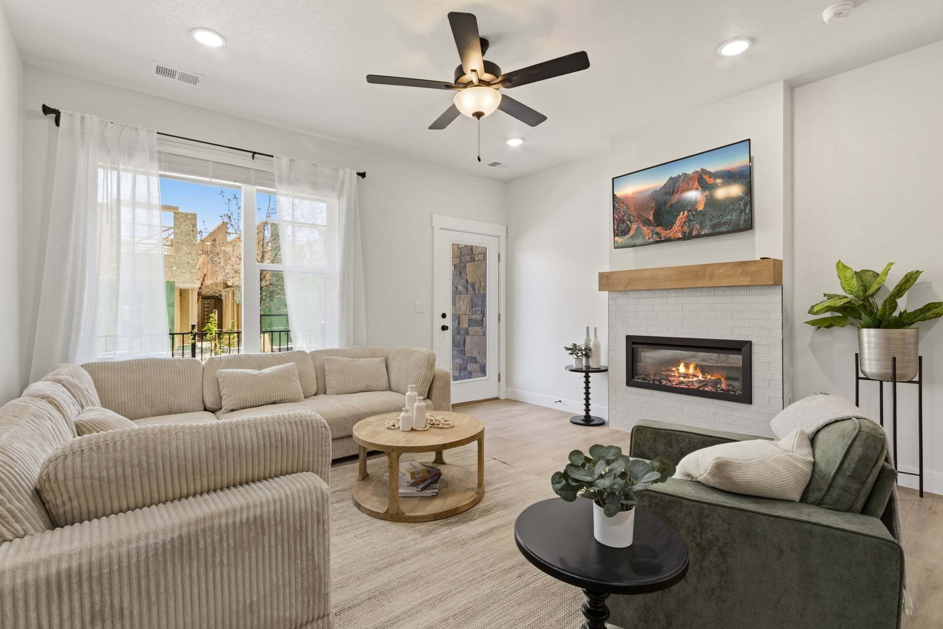 Living Room - Not Actual Home - Finishes May Vary
