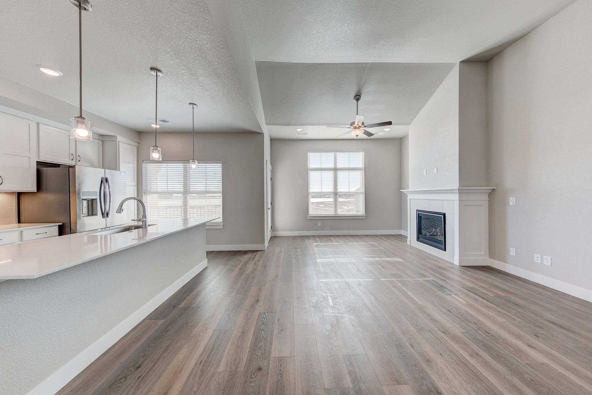 View from Living Room - Not Actual Home - Finishes May Vary