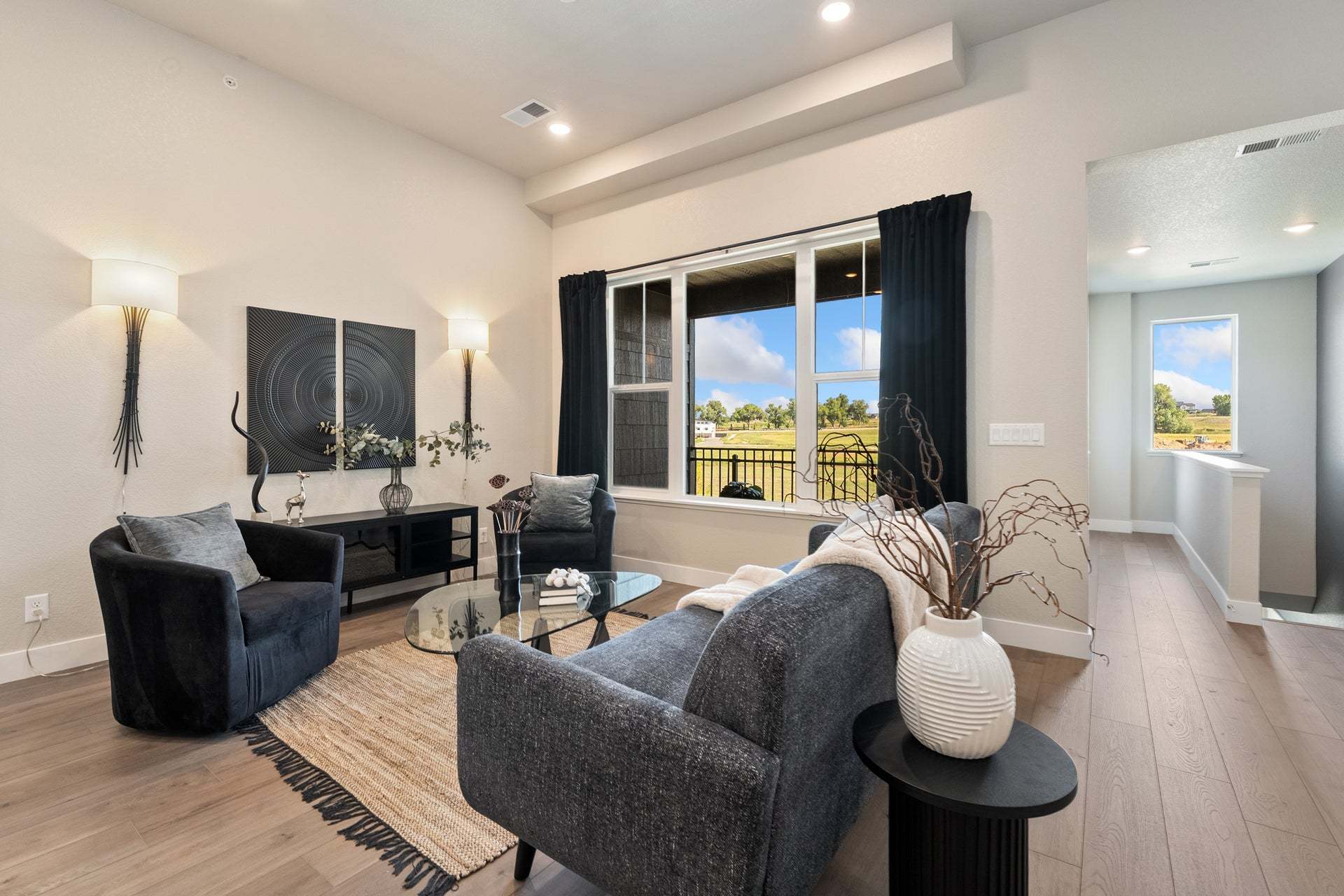 Living Room - Not Actual Home - Finishes May Vary