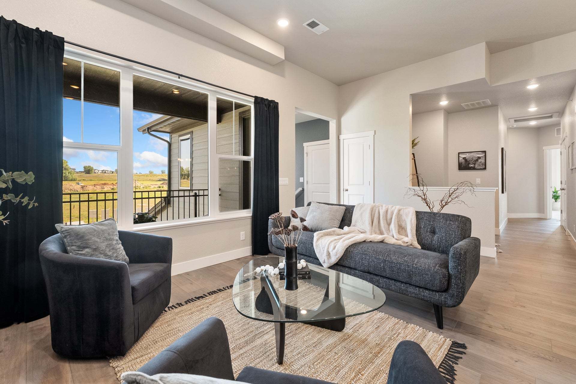 Living Room - Not Actual Home - Finishes May Vary