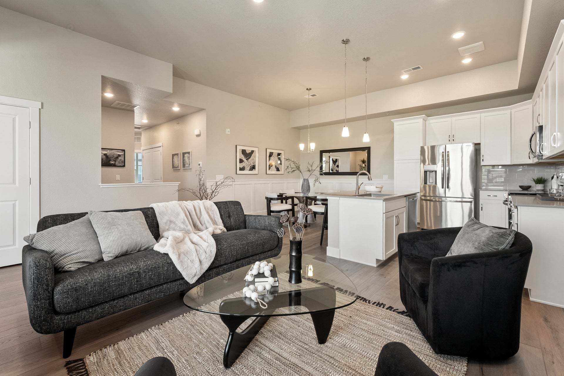 Living Room - Not Actual Home - Finishes May Vary