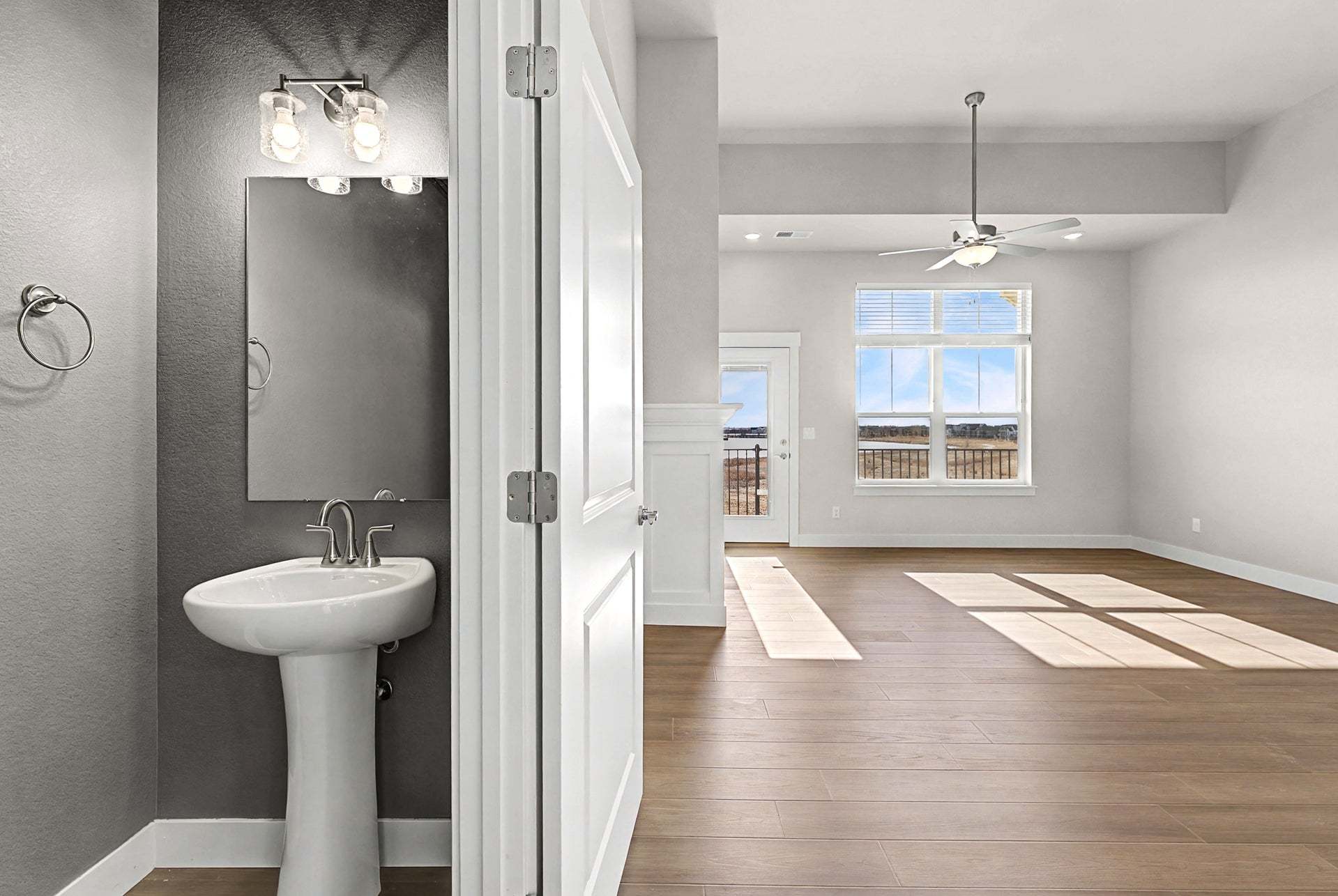 Powder Bath - Not Actual Home - Finishes May Vary