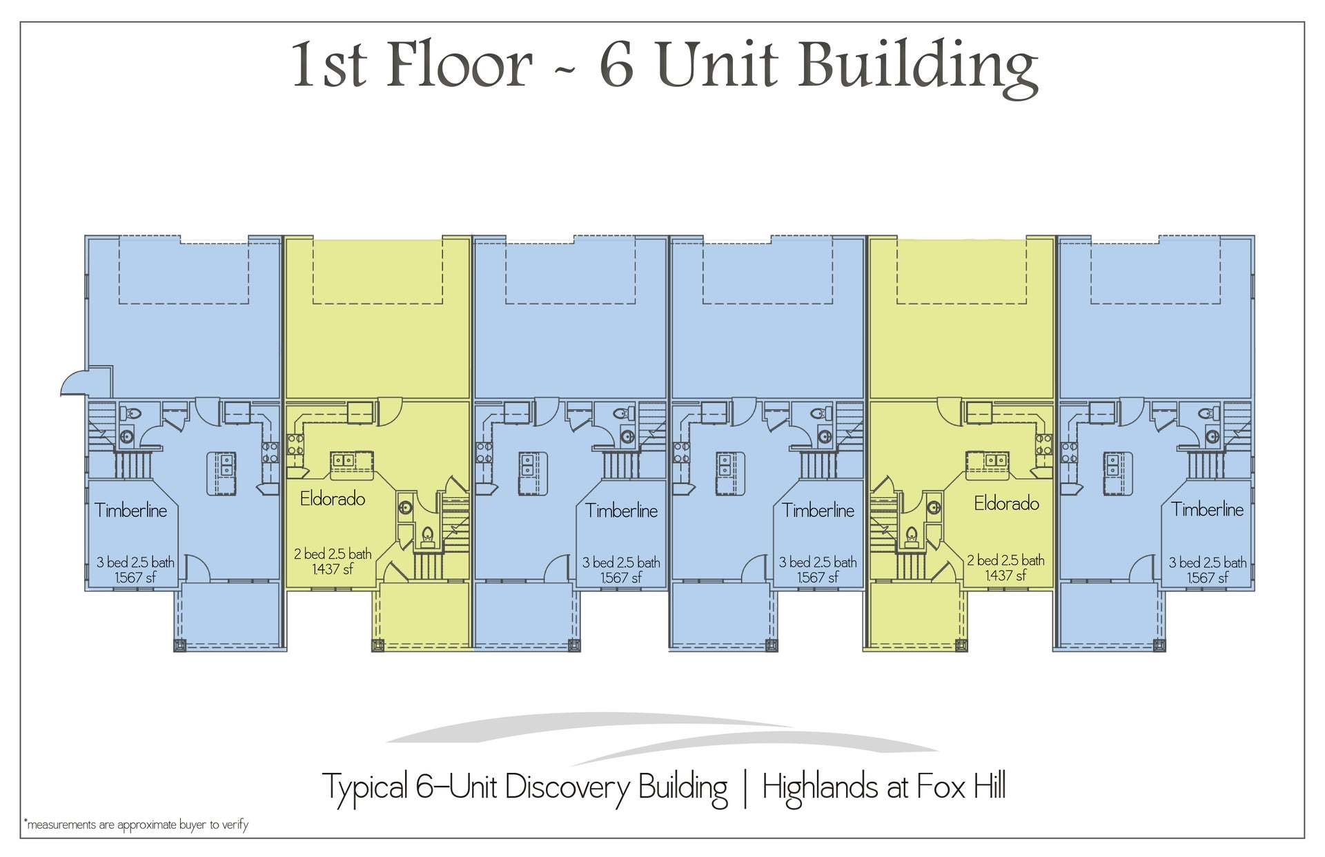 Typical 6 Unit Building - Main Level