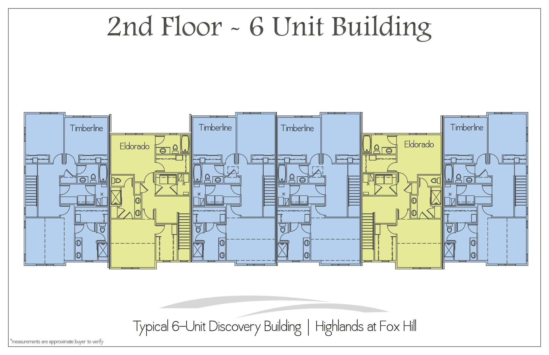 Typical 6 Unit Building - Upper Level