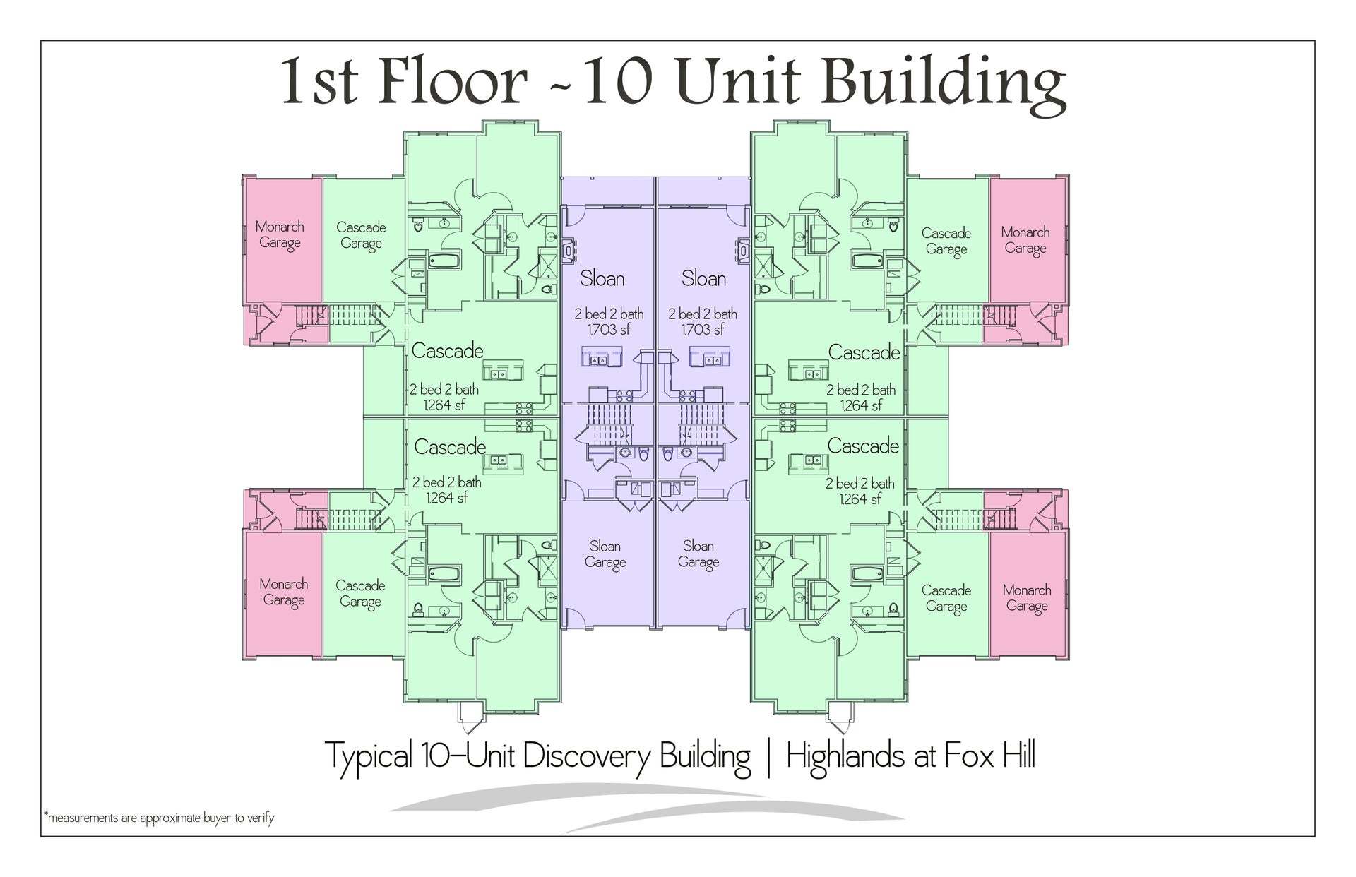 Floor Plate 10 Unit - Main Level