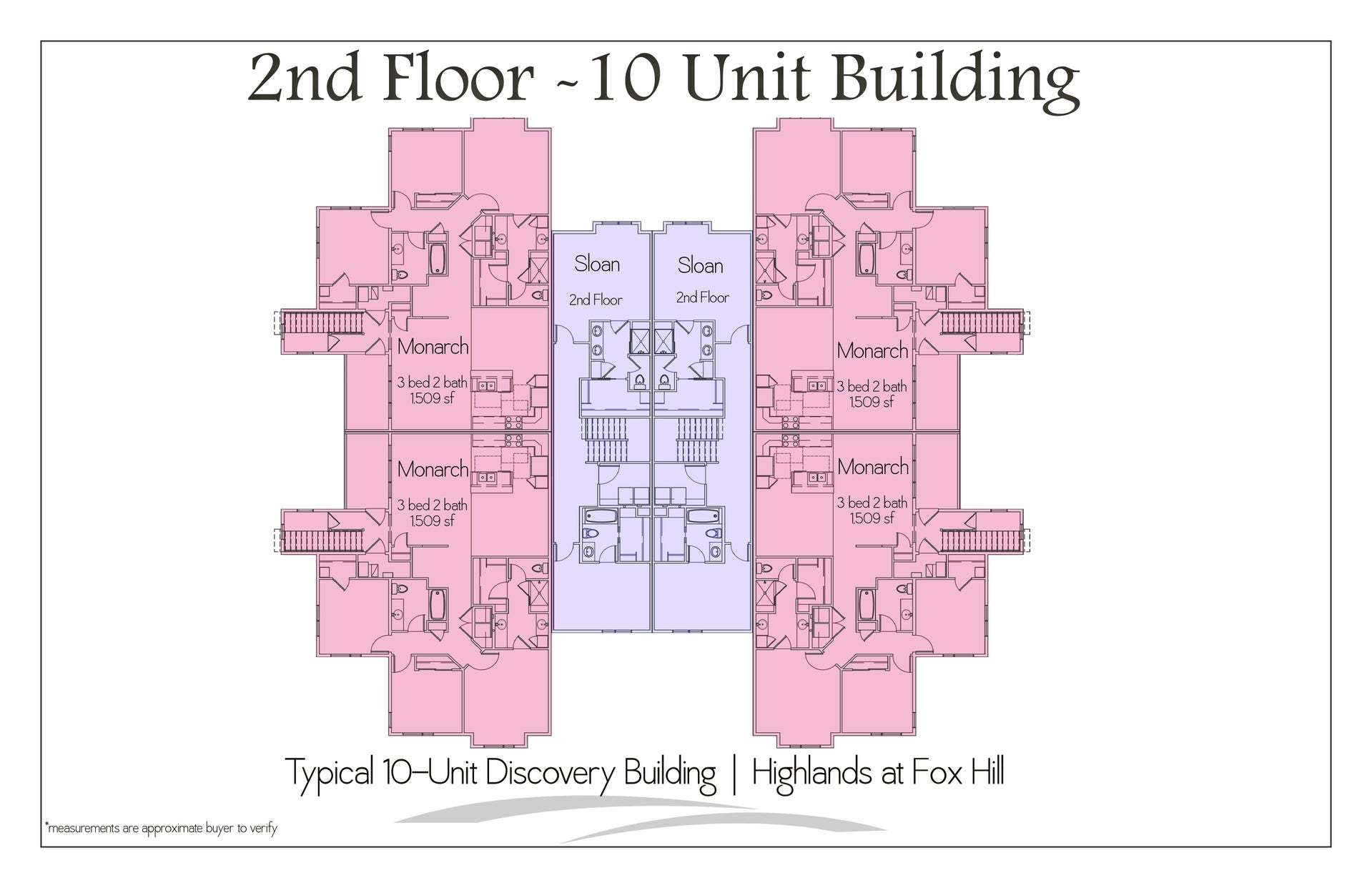 Floor Plate 10 Unit - Upper Level