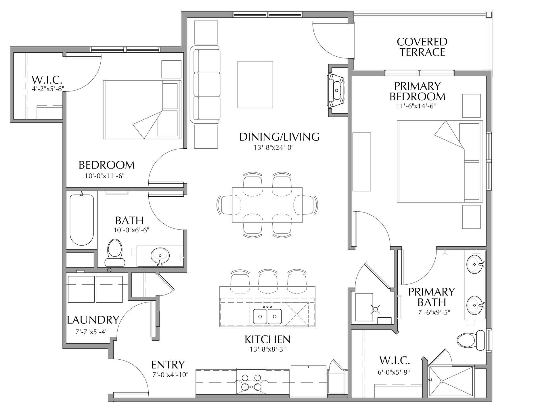 Oxford Plan - Top Floor Difference