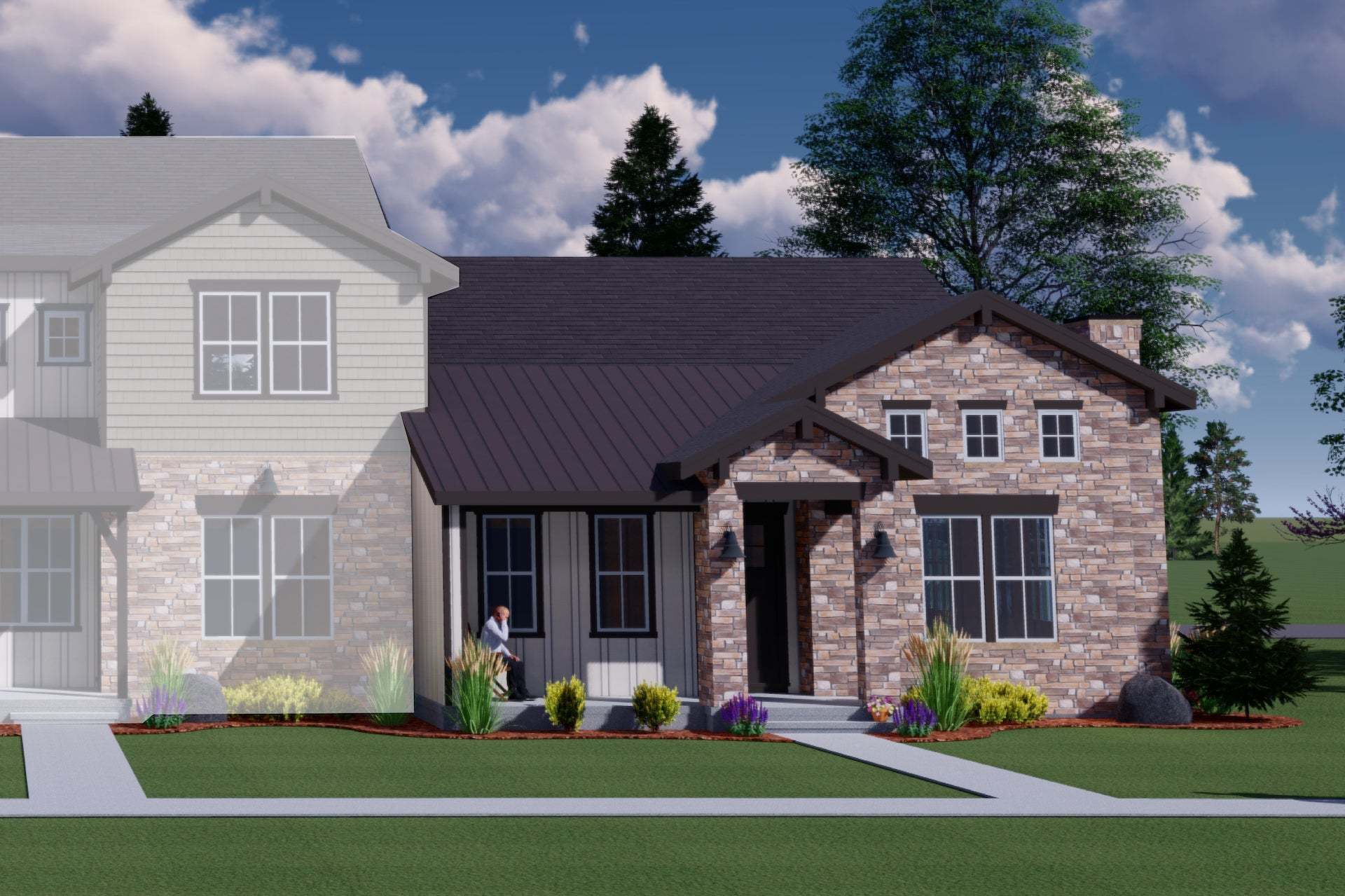 Duxbury Exterior Rendering