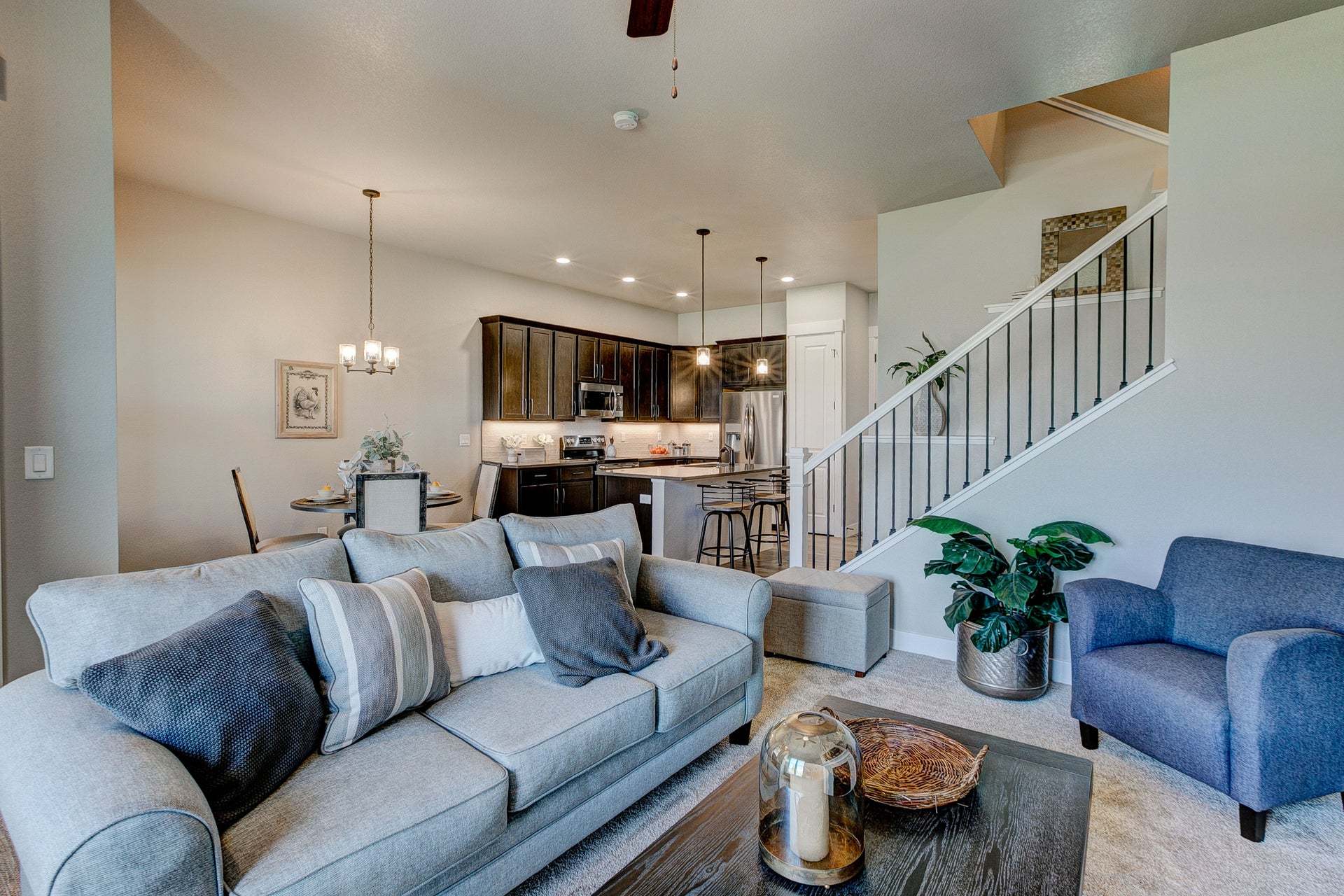 Living Room - Not Actual Home - Finishes May Vary