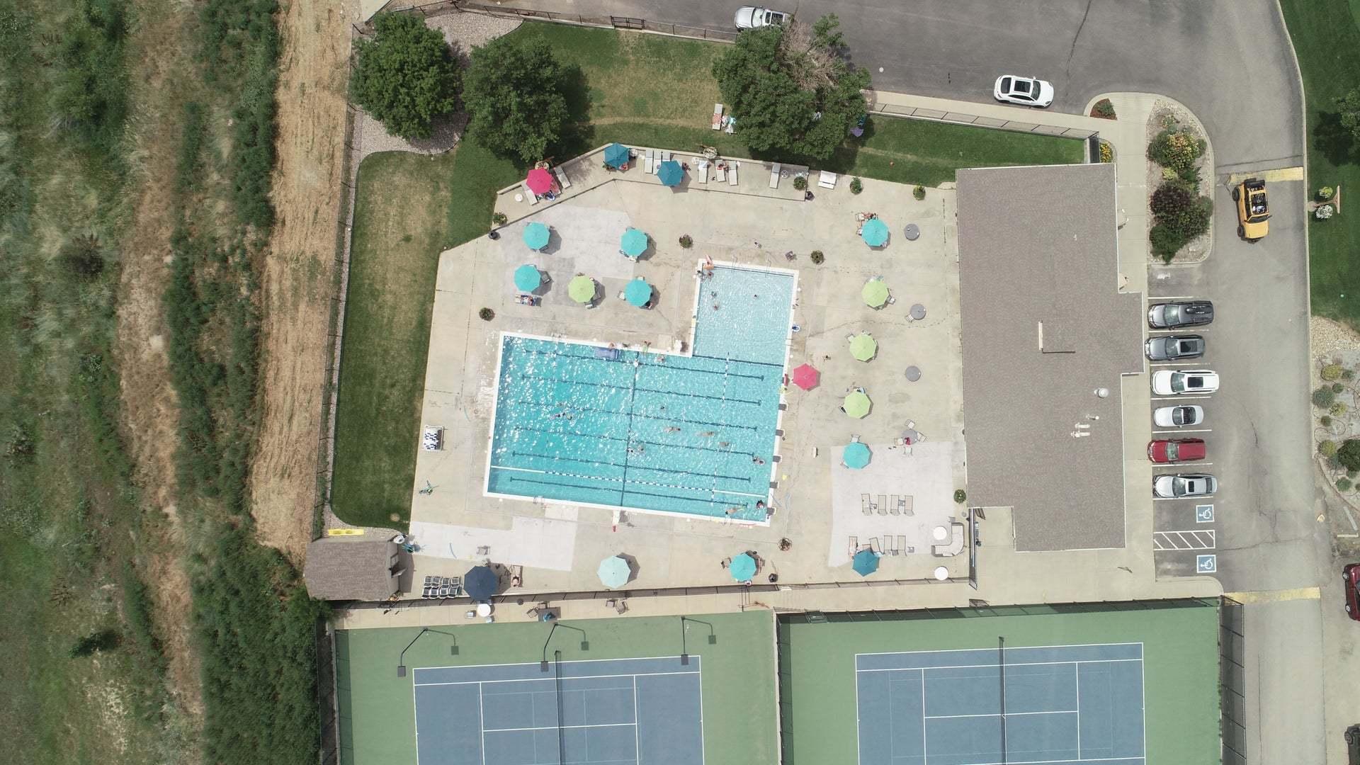 Fox Hill Country Club Tennis Courts and Pool