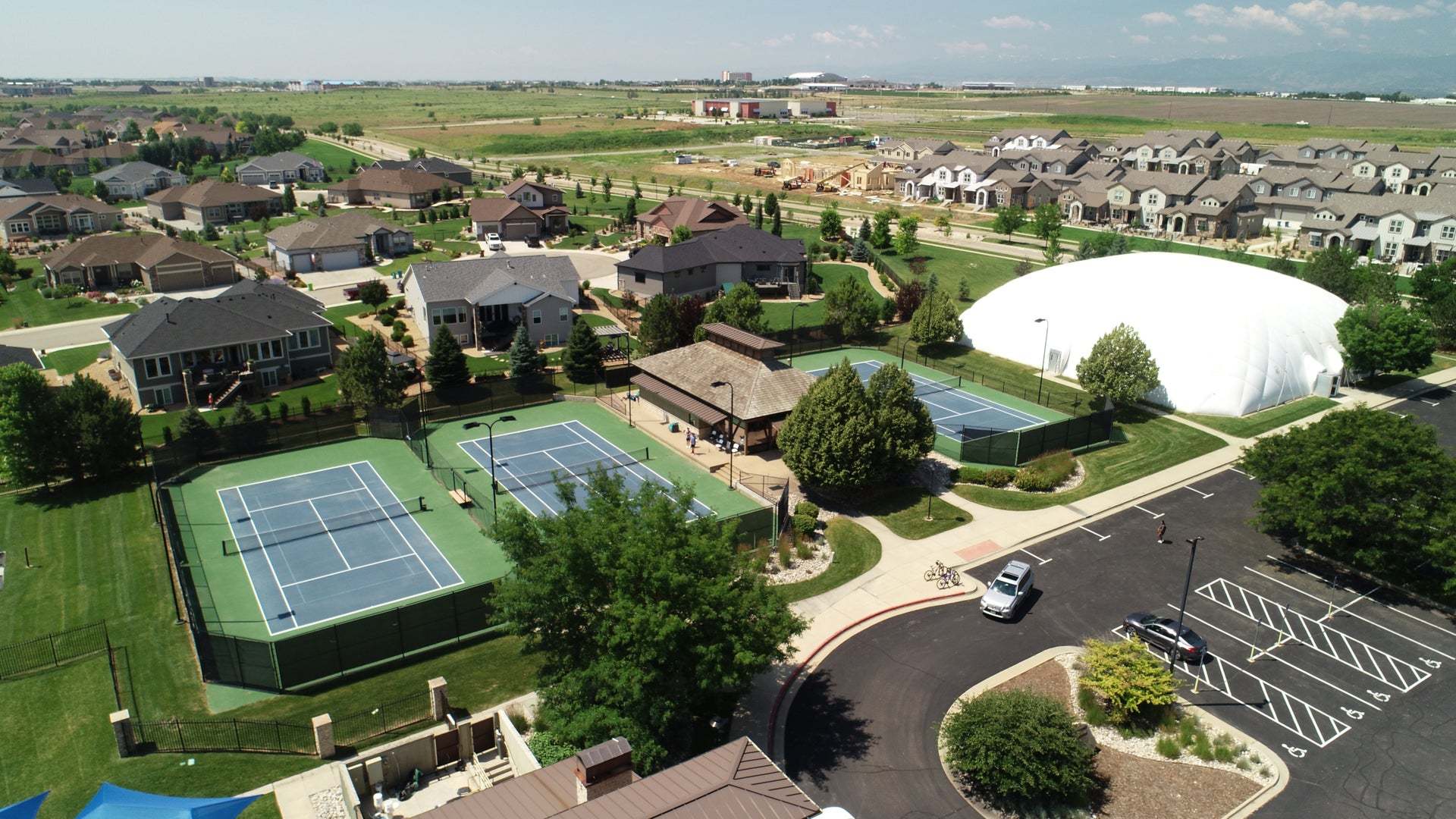 Highland Meadows Exterior Tennis Courts