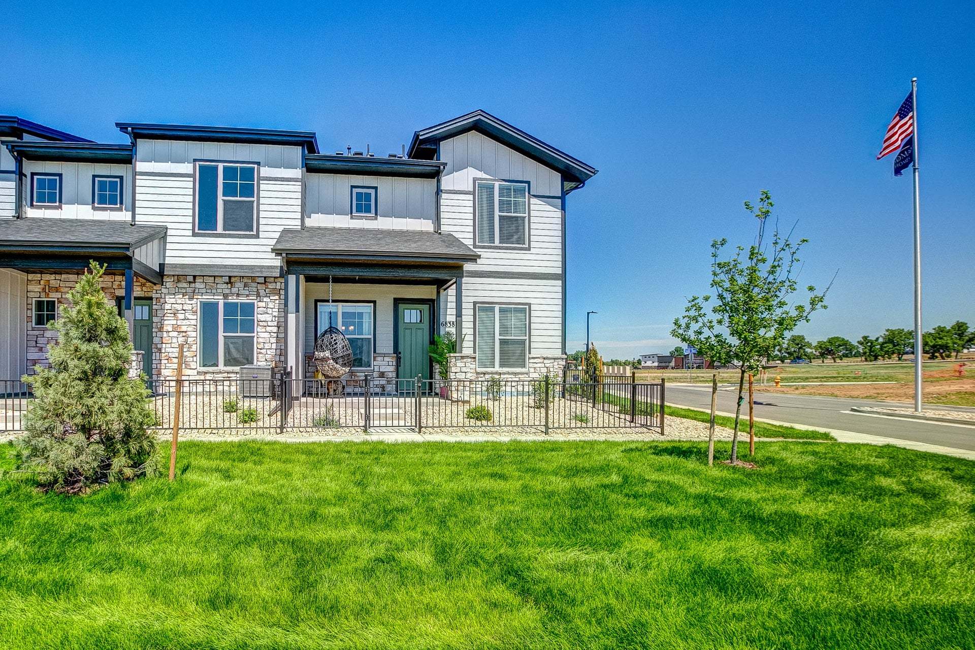 Photos are of our Timberline floor plan/finishes and exact dimensions will vary