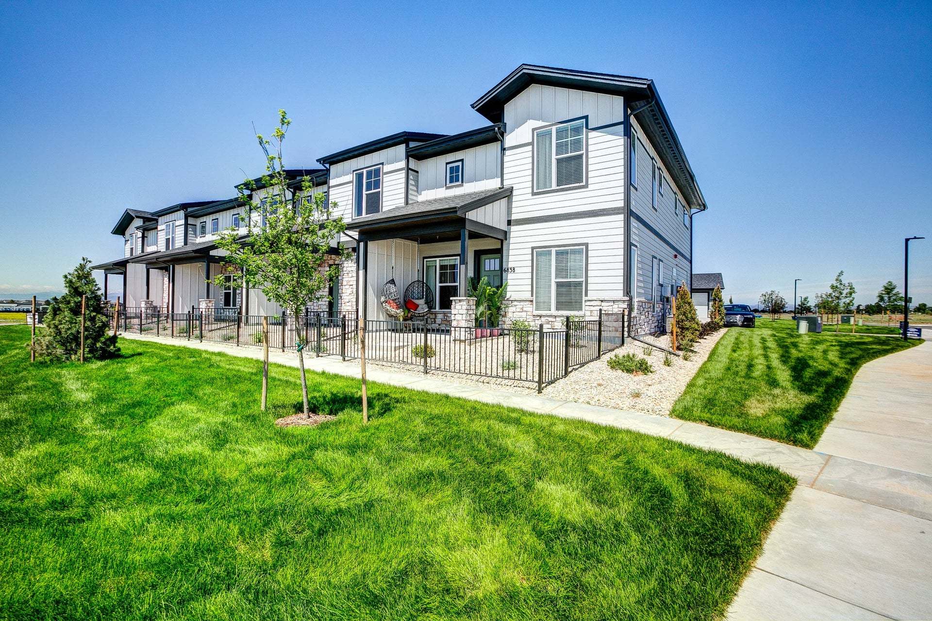 Photos are of our Timberline floor plan/finishes and exact dimensions will vary