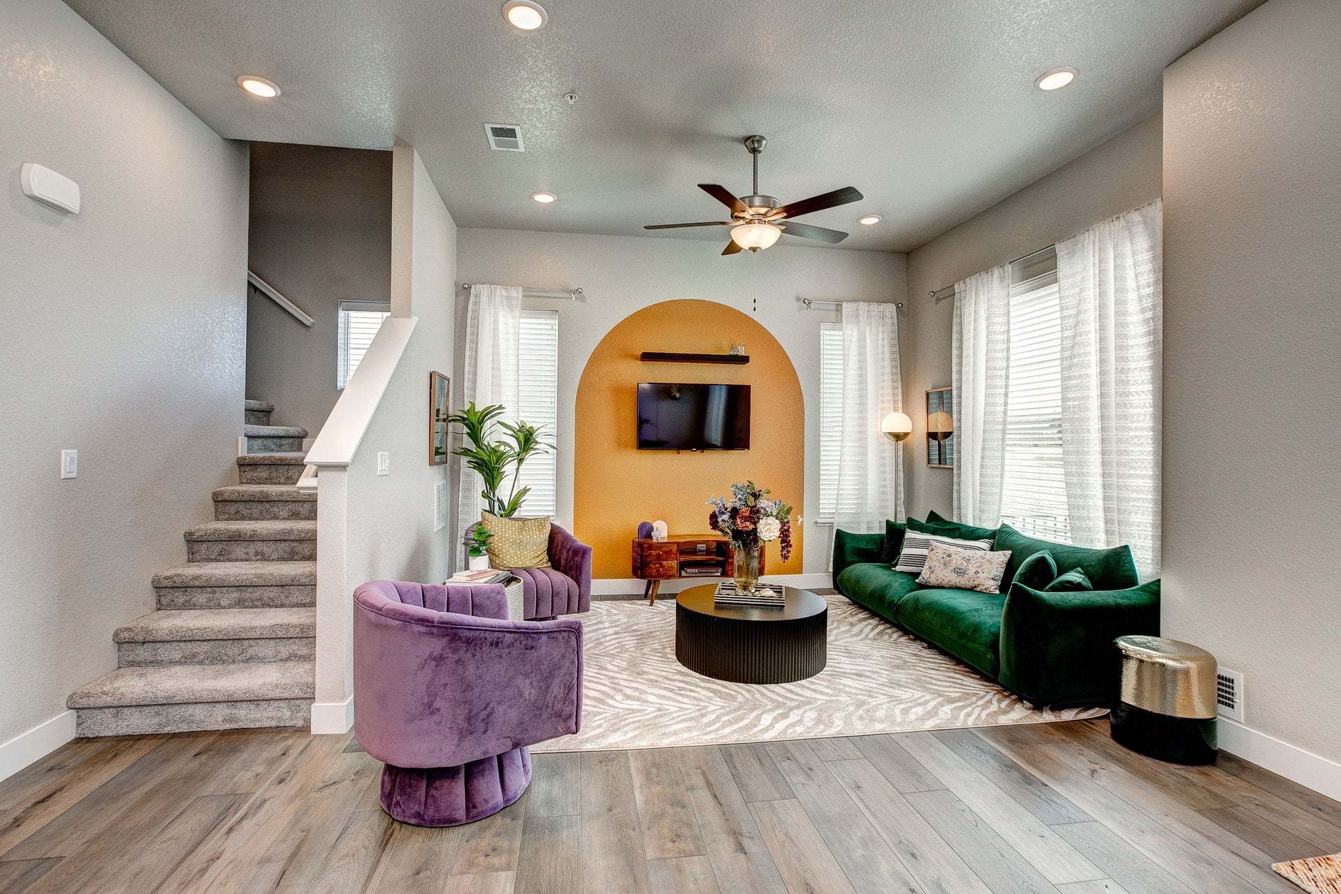Photos are of our Timberline floor plan/finishes and exact dimensions will vary