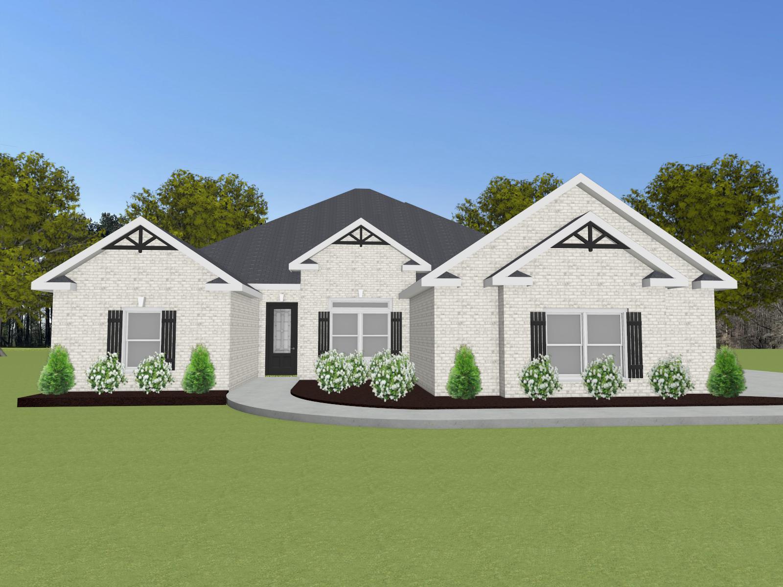 Elevation 2 for Monticello B
