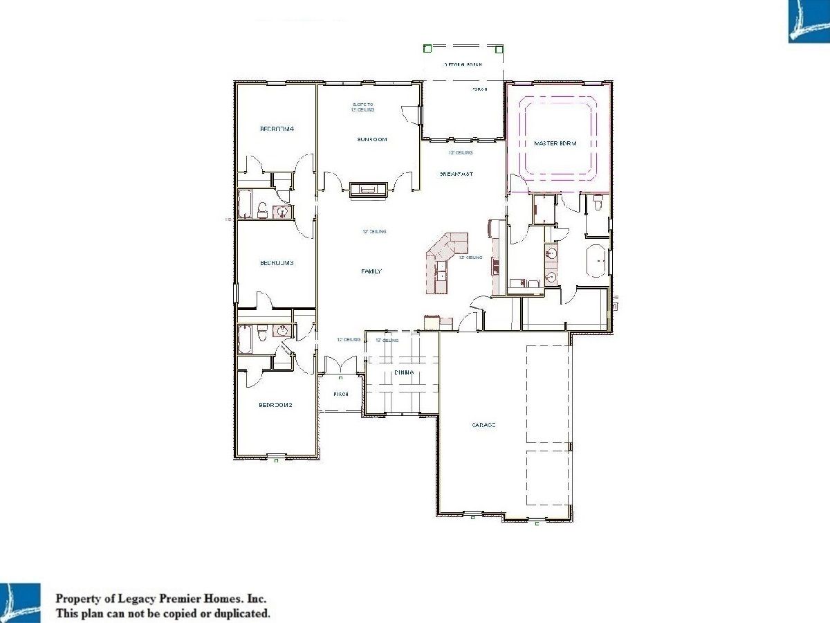 Floor Plan for Bellewood B