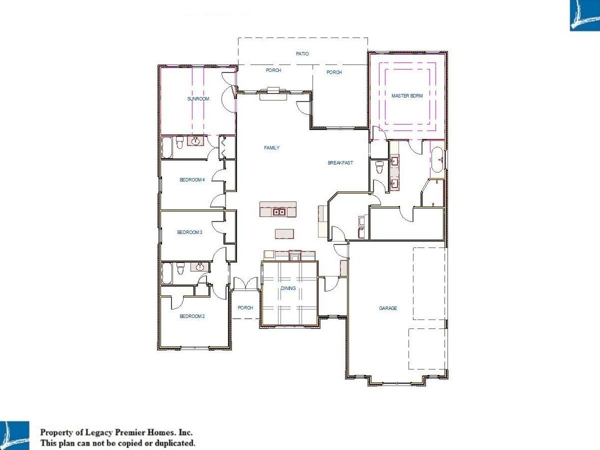 Floor Plan for Cambridge F