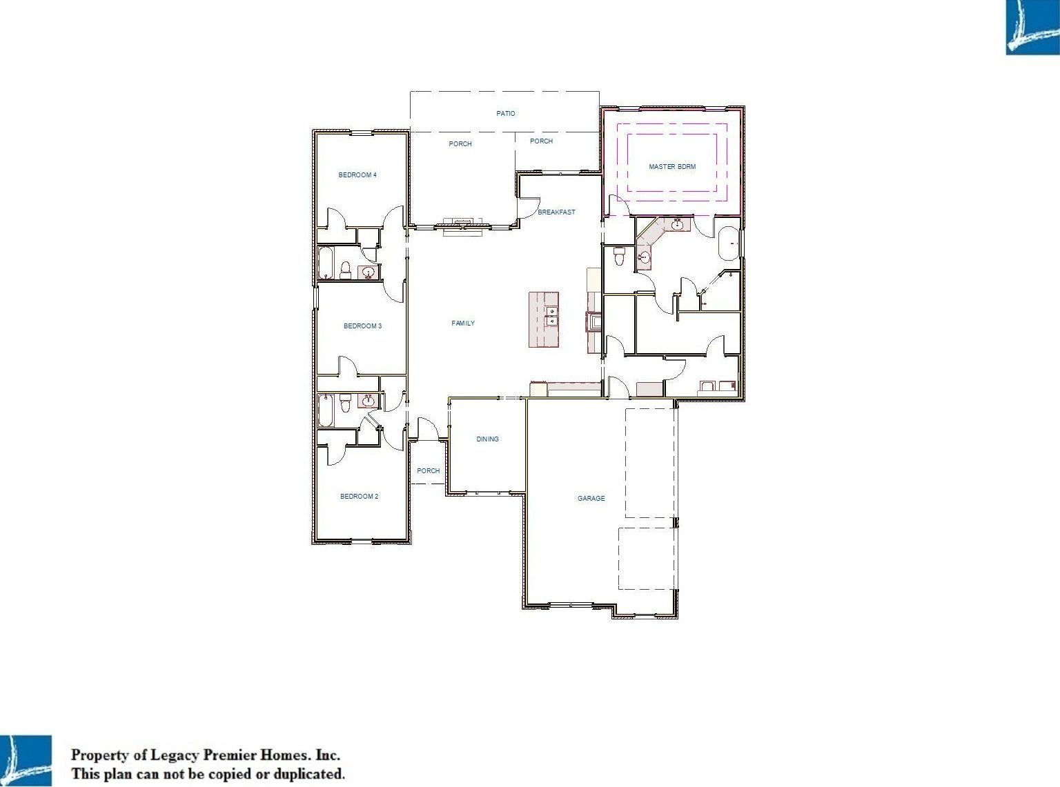 Floor Plan for Harrison B