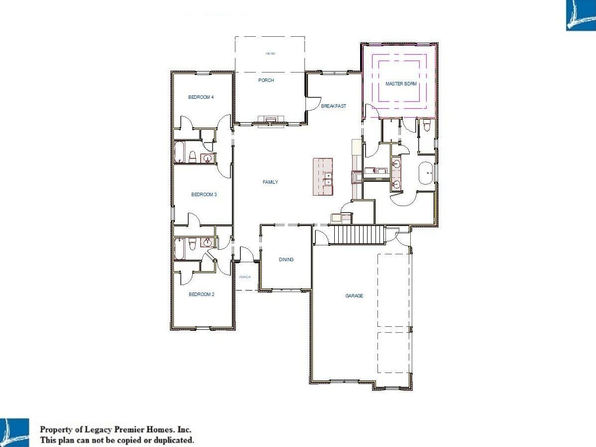 Floor Plan for Montclair B
