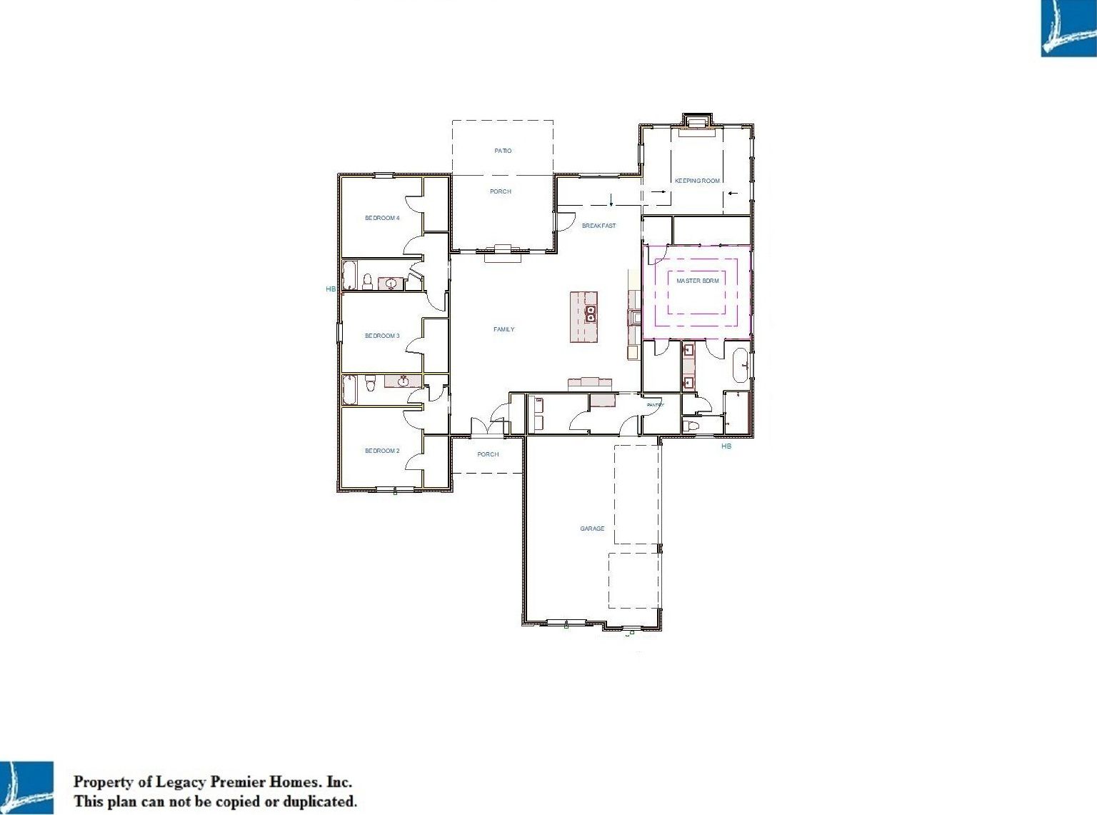 Floor Plan for Waverly B