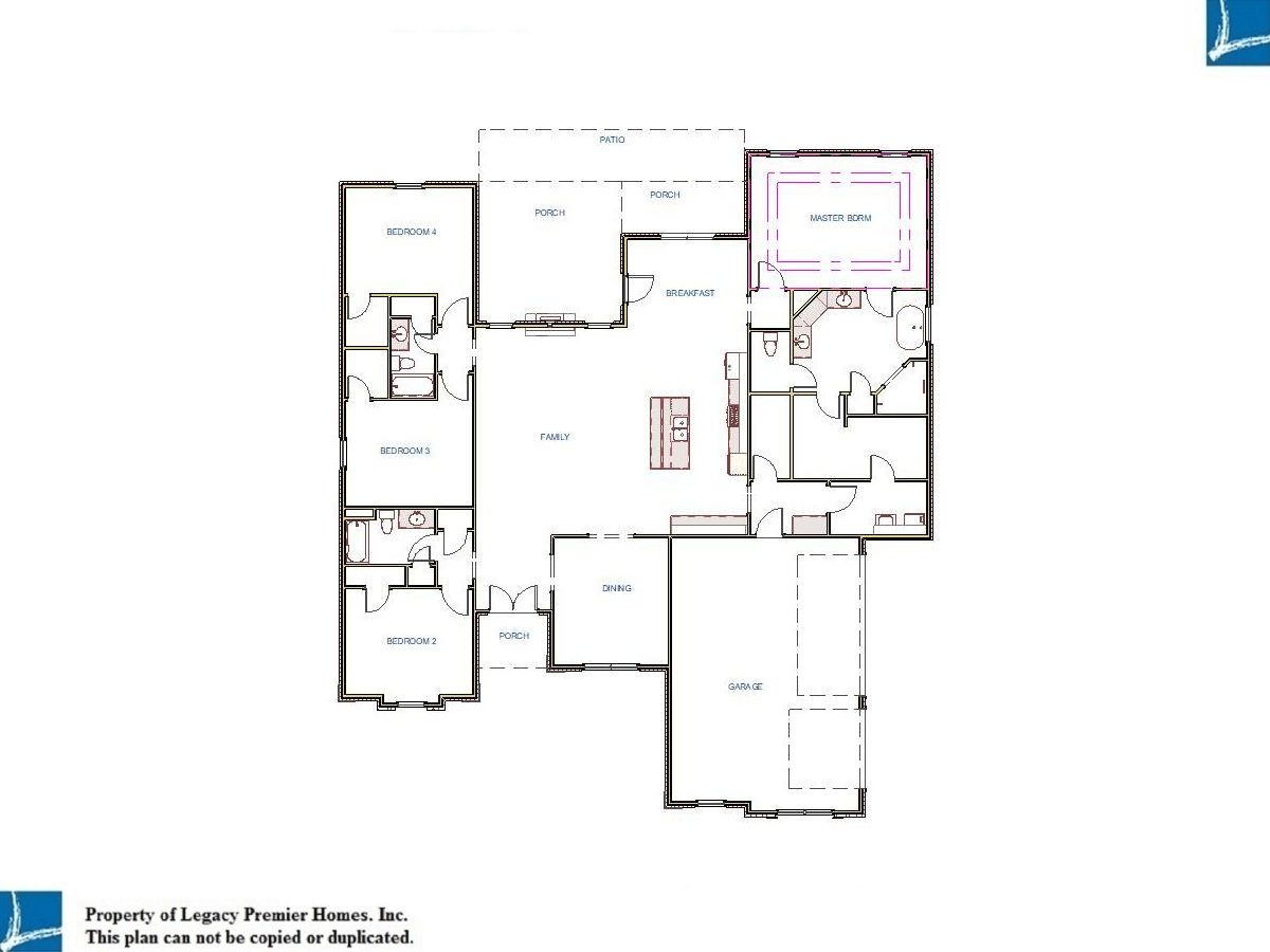 Floor Plan for Williamson B