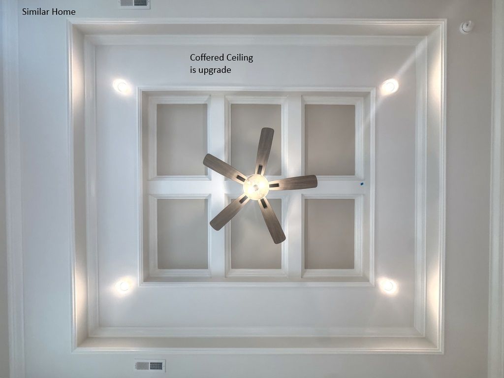 Double Tray Coffered Ceiling