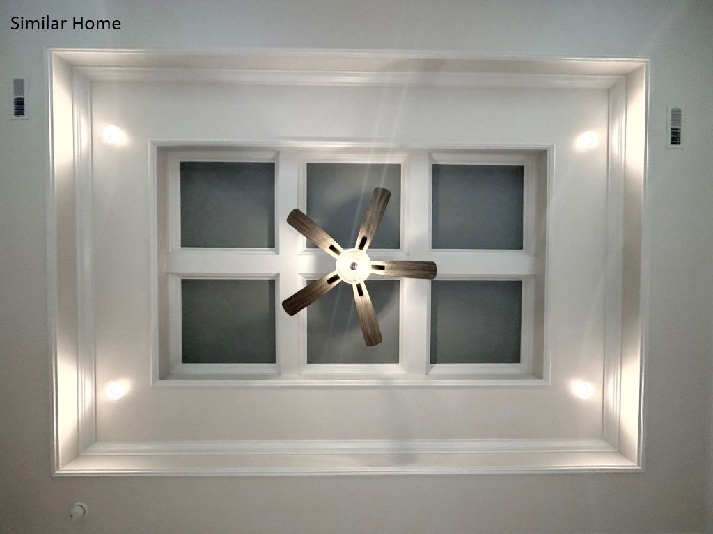 Coffered Tray Ceiling