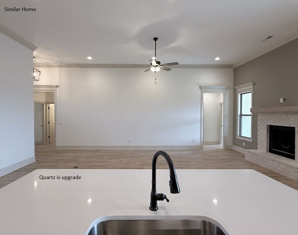 Kitchen View of Family