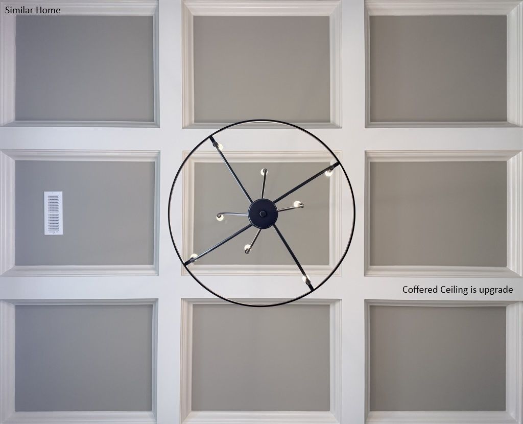 Dining Coffered Ceiling