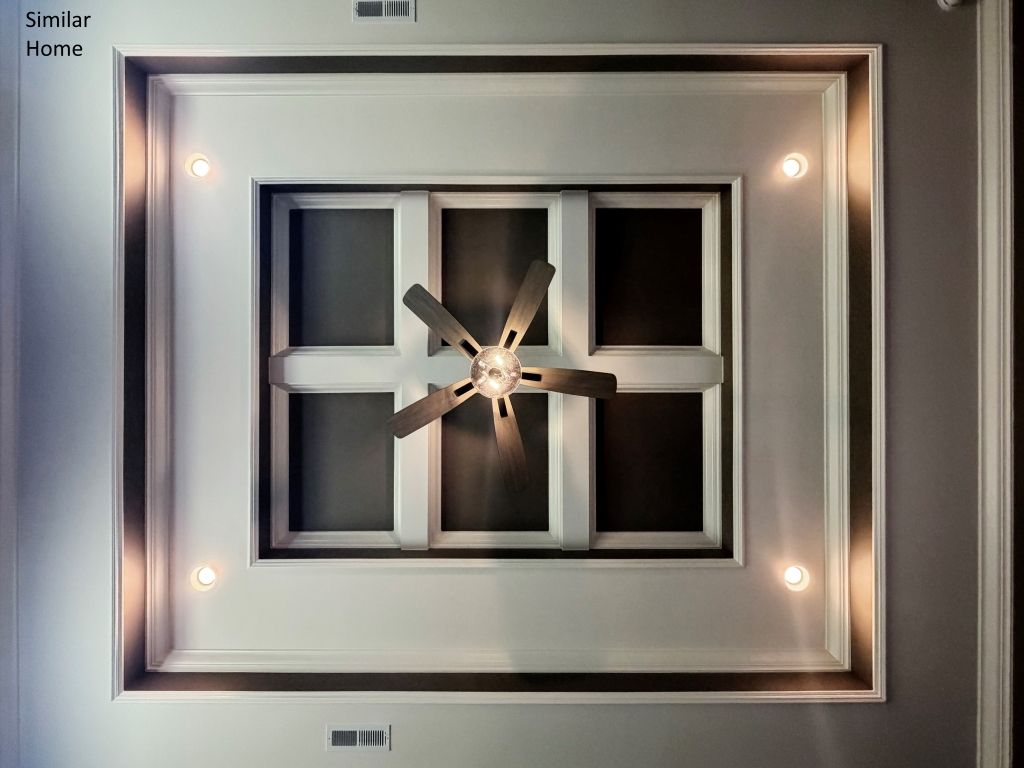 Coffered Tray Ceiling