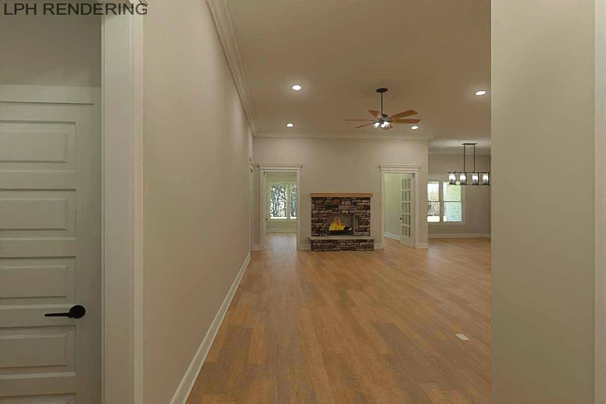 Foyer View Family Room