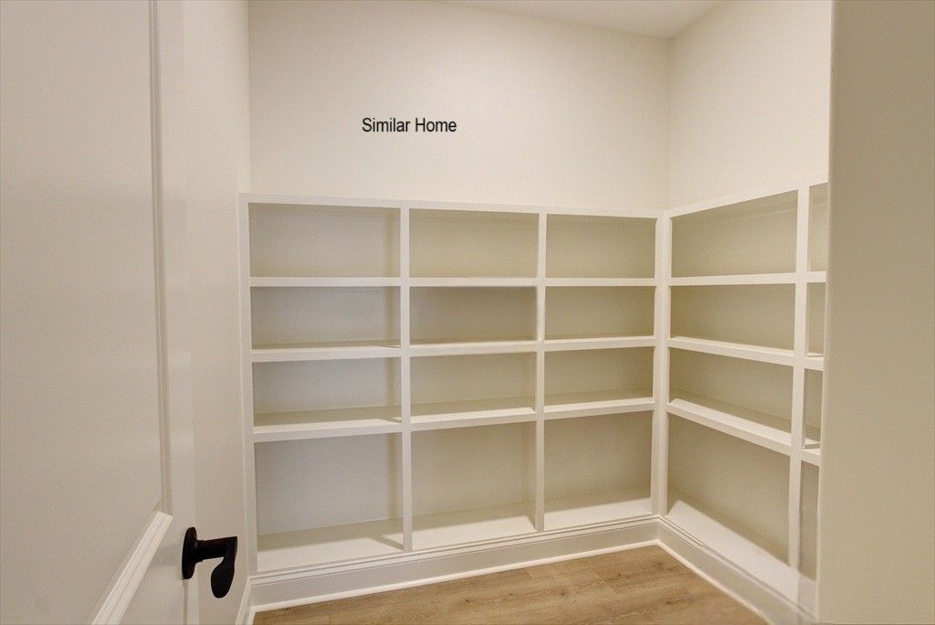 Kitchen Pantry Wood Shelves