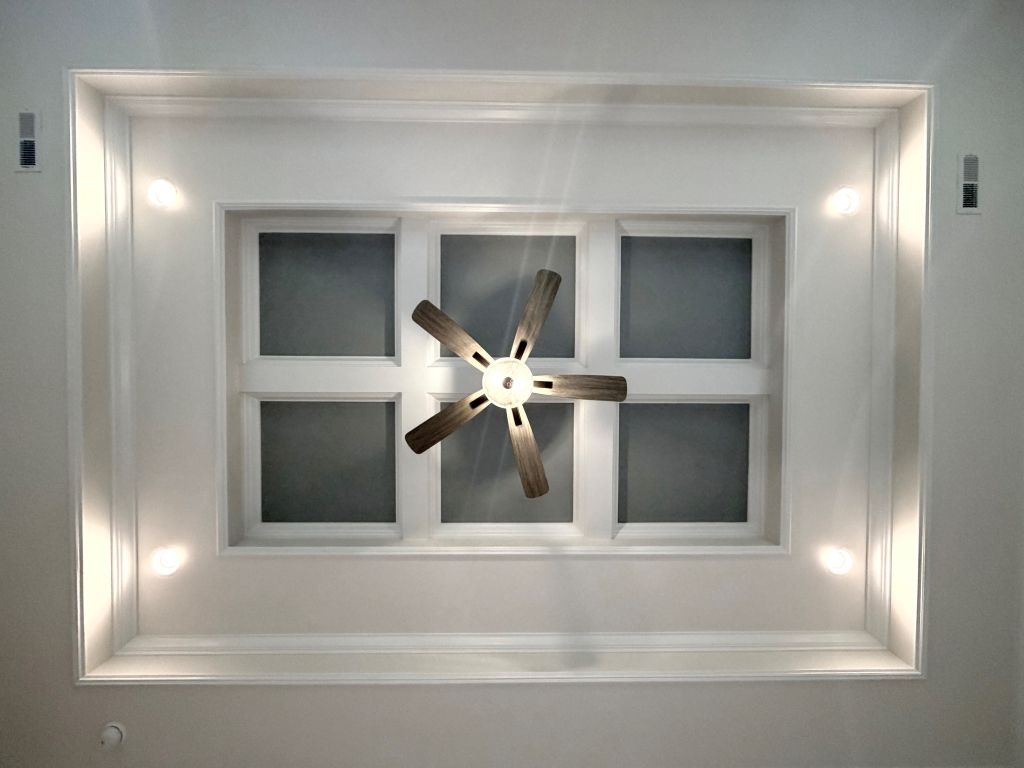 Coffered Tray Ceiling