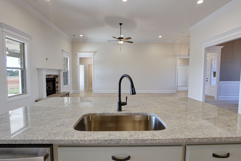 Kitchen View of Family
