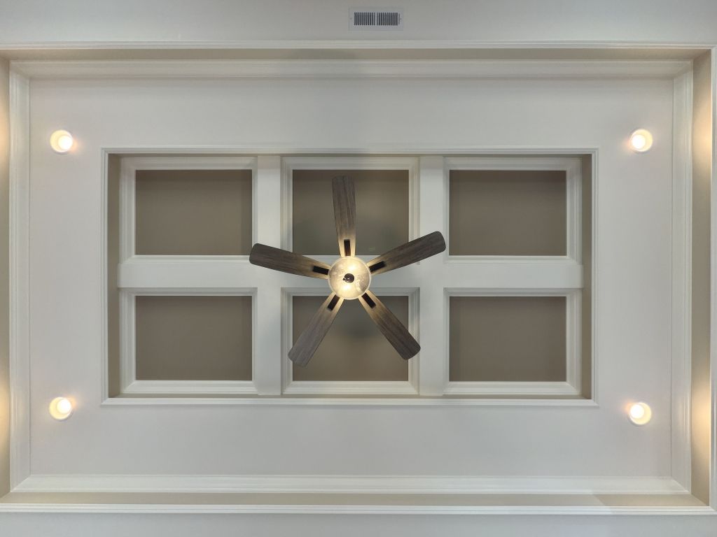 Coffered Tray Ceiling