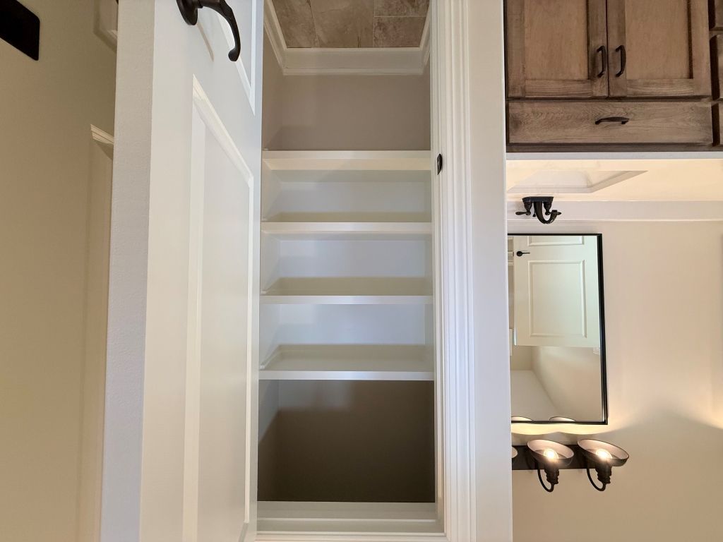 Master Bath Linen Closet