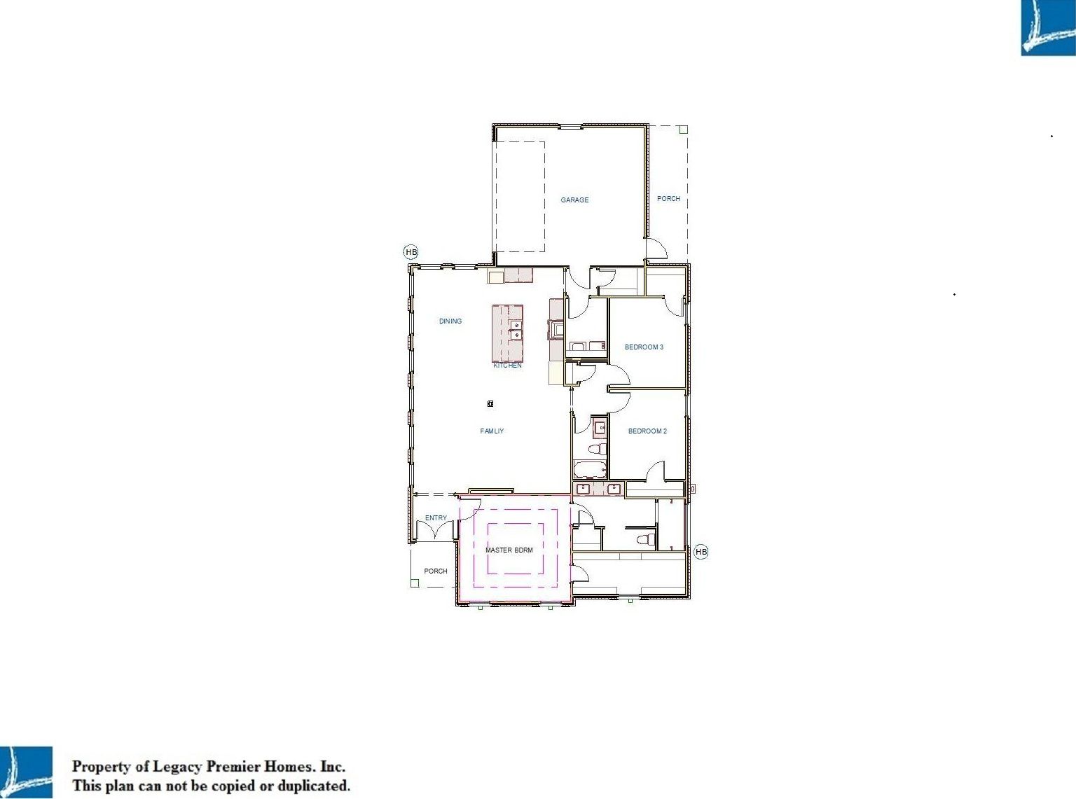 Floor Plan for Dunivant A