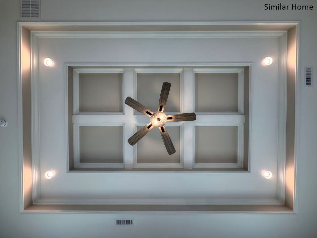 Double Tray Coffered Ceiling
